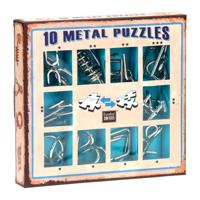 Eureka Breinpuzzelset blauw, 10st. - thumbnail