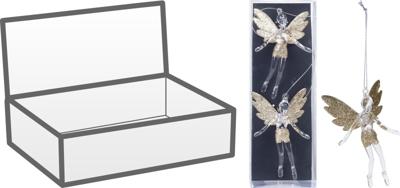 Engel hangdeco 12cm set 2sts kerstversiering Nampook - Nampook