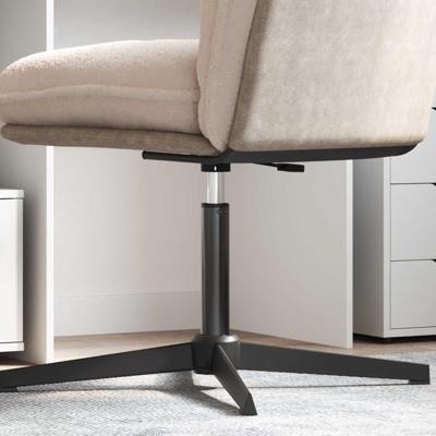 VidaXL Kantoorstoel gascilinder zwart 355-540 mm ijzer