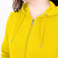 JAKO C6820D Jas Met Kap Organic Dames - Citroen - 38 - thumbnail