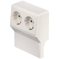 OBO Bettermann SL 2GT2050 cws Inzetstuk voor stopcontact voor Accessoires voor elektroplintsysteem Crème-wit 1 stuk(s) - thumbnail