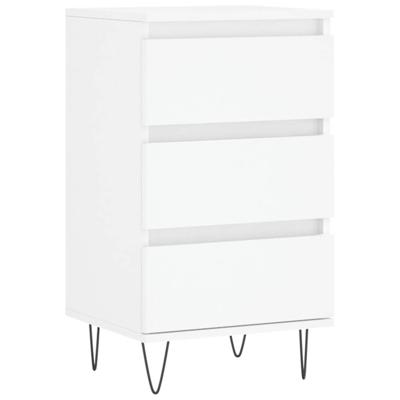 Dressoir 40x35x70 cm bewerkt hout wit