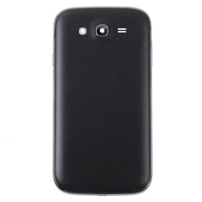 Midden Frame Bezel + batterij backcover voor Galaxy Grand Duo's / i9082(Black)
