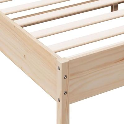 Bedframe zonder matras massief grenenhout 120x190 cm