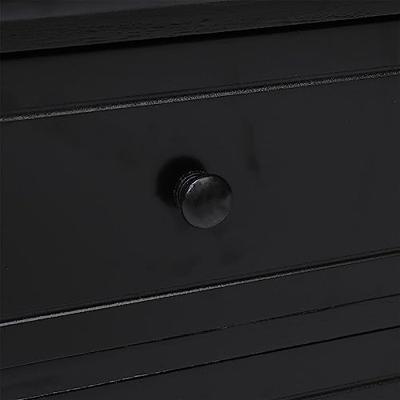 Tv-meubel 108x30x40 cm massief paulowniahout zwart