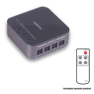 Connect TS41 - Optical switch - 4 in / 1 uit - Toslink Connect TS41 - Optical switch - 4 in / 1 uit - Toslink