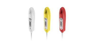 Vleesthermometer Tescoma Presto Roestvrij staal Plastic Rood - thumbnail