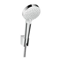 Hansgrohe Crometta badset EcoSmart met handdouche met 2 stralen wit/chroom - thumbnail