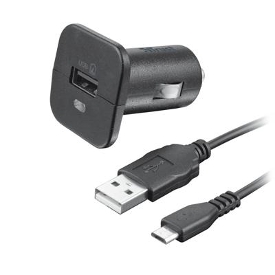 Trust 5W Car Charger met Micro-USB-kabel oplader