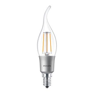 Philips LED filament tipkaars 5-40W E14 827 BA35 helder - LED3860