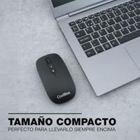 Wireless muis CoolBox Ratón W02-IA Wit Grijs 1600 dpi - thumbnail