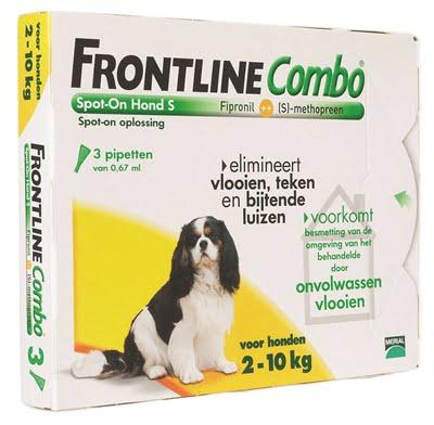 Frontline Combo Spot On hond S / 2-10 kg 3 pipetten