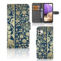 Samsung Galaxy A32 4G Hoesje Beige Flowers - thumbnail