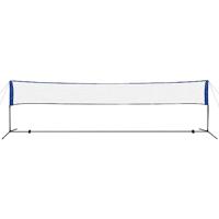 VidaXL Badmintonnet met shuttles 600 x 155 cm - thumbnail