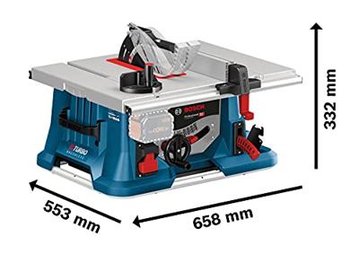 Bosch Blauw GTS 18V-216 | Accutafelcirkelzaag | BITURBO | Body | Zonder accu&apos;s & Laders | Met werktafel - 0601B44002 - thumbnail