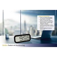 TFA Dostmann 60.4514.01 Wandklok Zendergestuurd 28 mm x 321 mm x 140 mm Zwart - thumbnail