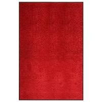 VidaXL Deurmat wasbaar 120x180 cm rood - thumbnail