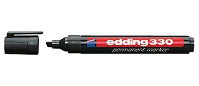 Viltstift edding 330 schuin 1-5mm zwart Viltstift edding 330 schuin 1-5mm zwart