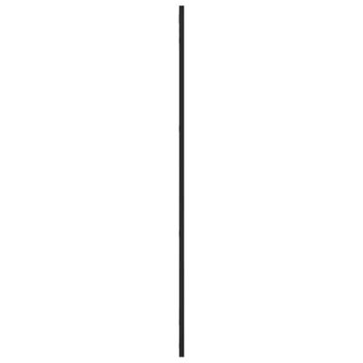 VidaXL Wandspiegel rechthoekig 50x100 cm ijzer zwart