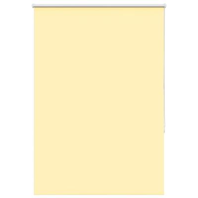 VidaXL Rolgordijn verduisterend 100x130cm stofbreedte 95,7cm geel