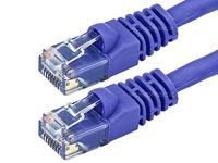 Monoprice Cat5e Ethernet-patchkabel – Netwerk-internetkabel – RJ45, gestrant, 350 MHz, UTP, pure blanke koperdraad, 24 AWG, 1,5 m, violet - thumbnail