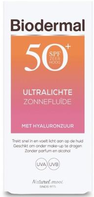 Biodermal Ultralichte Zonnefluide SPF50+ 40 Milliliter