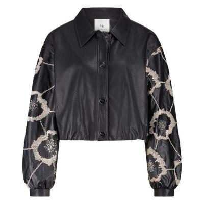 Nukus Fiene Jacket Embroidery Nkf13027 Jackets 5 Black