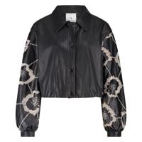 Nukus Fiene Jacket Embroidery Nkf13027 Jackets 5 Black - thumbnail