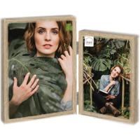 Haes Deco Duo Houten Fotolijst Clais Bruin voor foto 10x15 en 13x18 (afmeting 26x19,5 cm) - XN2247HS - thumbnail