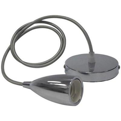 Industrieel LED Hanglamp Rond Mat Chroom Aluminium E27 - Modern Design