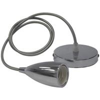 Industrieel LED Hanglamp Rond Mat Chroom Aluminium E27 - Modern Design - thumbnail