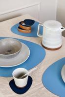 LIND DNA - Dinner Mat Curve - Placemat 37x44cm Nupo Cool Blue - thumbnail