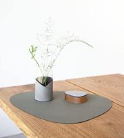 LIND DNA - Dinner Mat Curve - Placemat 37x44cm Nupo Army Green - thumbnail