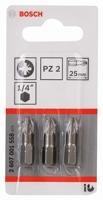 Bosch extra hard schroefbit [3st] PZ 2 25 mm - thumbnail