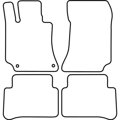 Automatten passend voor Mercedes CLS W218 2010- TMME543