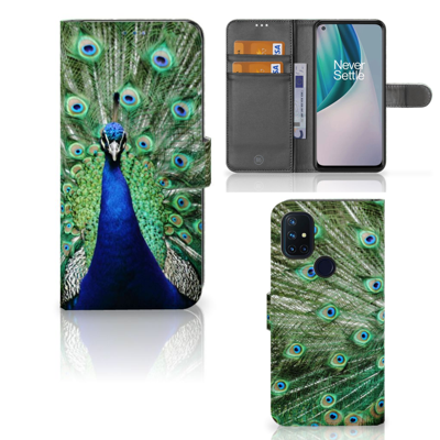 OnePlus Nord N10 | Telefoonhoesje | Met pasjeshouder | Pauw OnePlus Nord N10 | Telefoonhoesje | Met pasjeshouder | Pauw