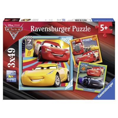 Ravensburger - cars 3 puzzel 3x49st.