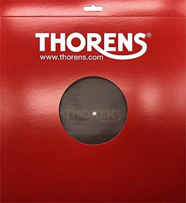 Thorens Leather turntable mat zwart