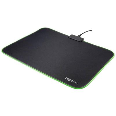 LogiLink ID0183 Gaming muismat Verlicht Zwart