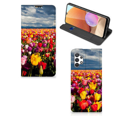 Samsung Galaxy A32 4G | A32 5G Enterprise Editie Smart Cover Tulpen Samsung Galaxy A32 4G | A32 5G Enterprise Editie Smart Cover Tulpen