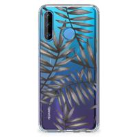 Huawei P30 Lite Case Leaves Grey - thumbnail