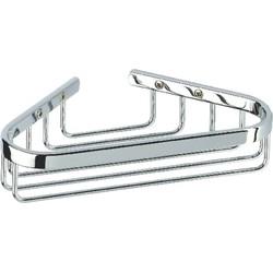 Geesa Basket Douchemand hoek 22cm Chroom 91144a Geesa Basket Douchemand hoek 22cm Chroom 91144a