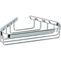 Geesa Basket Douchemand hoek 22cm Chroom 91144a - thumbnail