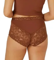 31758 secrets kanten Highwaist/ taille slip - Kanten dames onderbroek - Naadloos invisible ondergoed - thumbnail