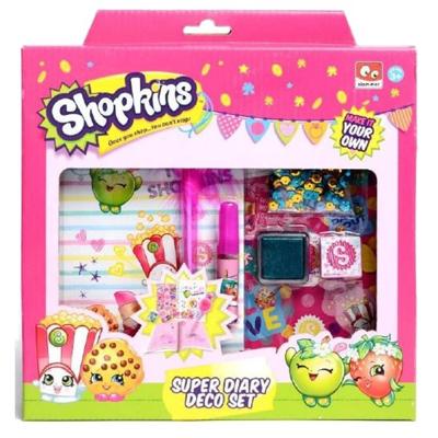 Slammer Shopkins dagboek ontwerpset 6 delig Slammer Shopkins dagboek ontwerpset 6 delig