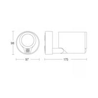 Steinel Spot ONE SC 058630 LED-buitenschijnwerper met bewegingsmelder Energielabel: F (A - G) 7.9 W Lichtkleur (naam): Warmwit - thumbnail