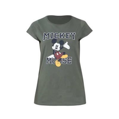 Paprika Mickey Mouse T-shirt van biologisch katoen donkergroen/rood/geel Paprika Mickey Mouse T-shirt van biologisch katoen donkergroen/rood/geel