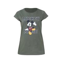 Paprika Mickey Mouse T-shirt van biologisch katoen donkergroen/rood/geel - thumbnail