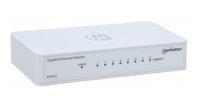 8-Port Gigabit Ethernet Switch, Desktop Size, Plastic, IEEE 802.3az (Energy Efficient Ethernet), Box - Switch - 8 x 101001000 - desktop - thumbnail
