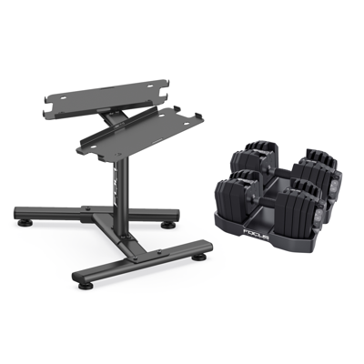 Verstelbare Dumbbellset - Focus Fitness Shift - 2 x 24 kg - incl. Dumb